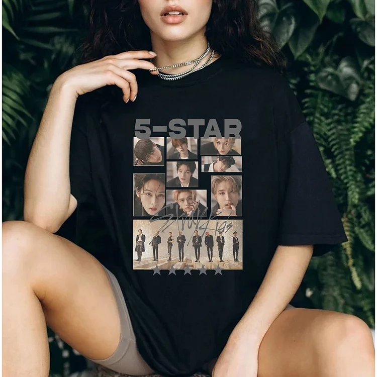 Stray Kids Album ★★★★★ 5-STAR Trailer Photo T-shirt