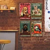 6pcs - Cat- Vintage Metal  Signs(8*12Inch)  - Cat