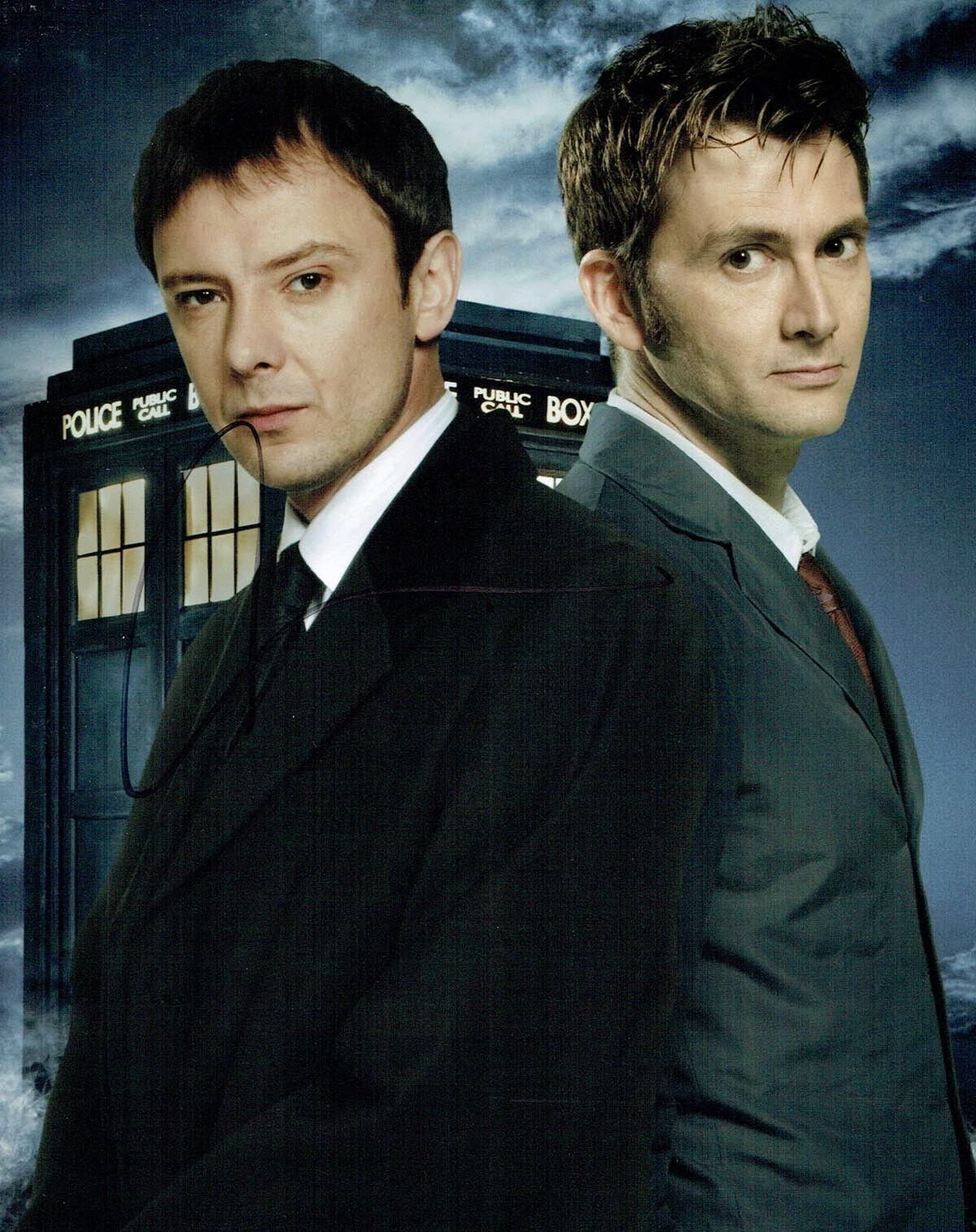 John SIMM SIGNED Autograph 10x8 Photo Poster painting 1 The MASTER Dr Who AFTAL COA