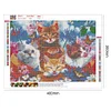 (5 Sizes)Cat-Full Square Diamond Painting