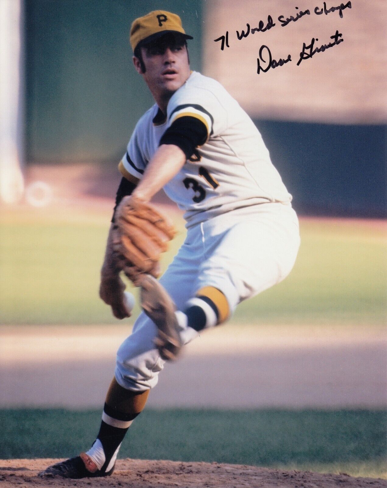 Dave Giusti #1 8x10 Signed Photo Poster painting w/ COA Pittsburgh Pirates