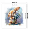 (Multi-Style) Retro Bunny-11CT Stamped Cross Stitch 40*40cm/15.75*15.75in