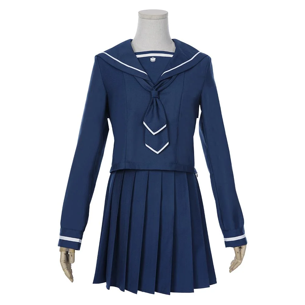 Houkago Teibou Nisshi Diary Of Our Days At The Breakwater Hina Tsurugi Jk Uniform Sailor Suit Cosplay Costume