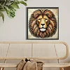 Diamond Painting -DIY Round Drill Mosaic  Lion(40x40cm)