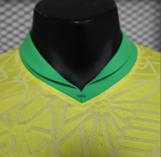 2024 Brazil Home Player Version Men's Football T-Shirt