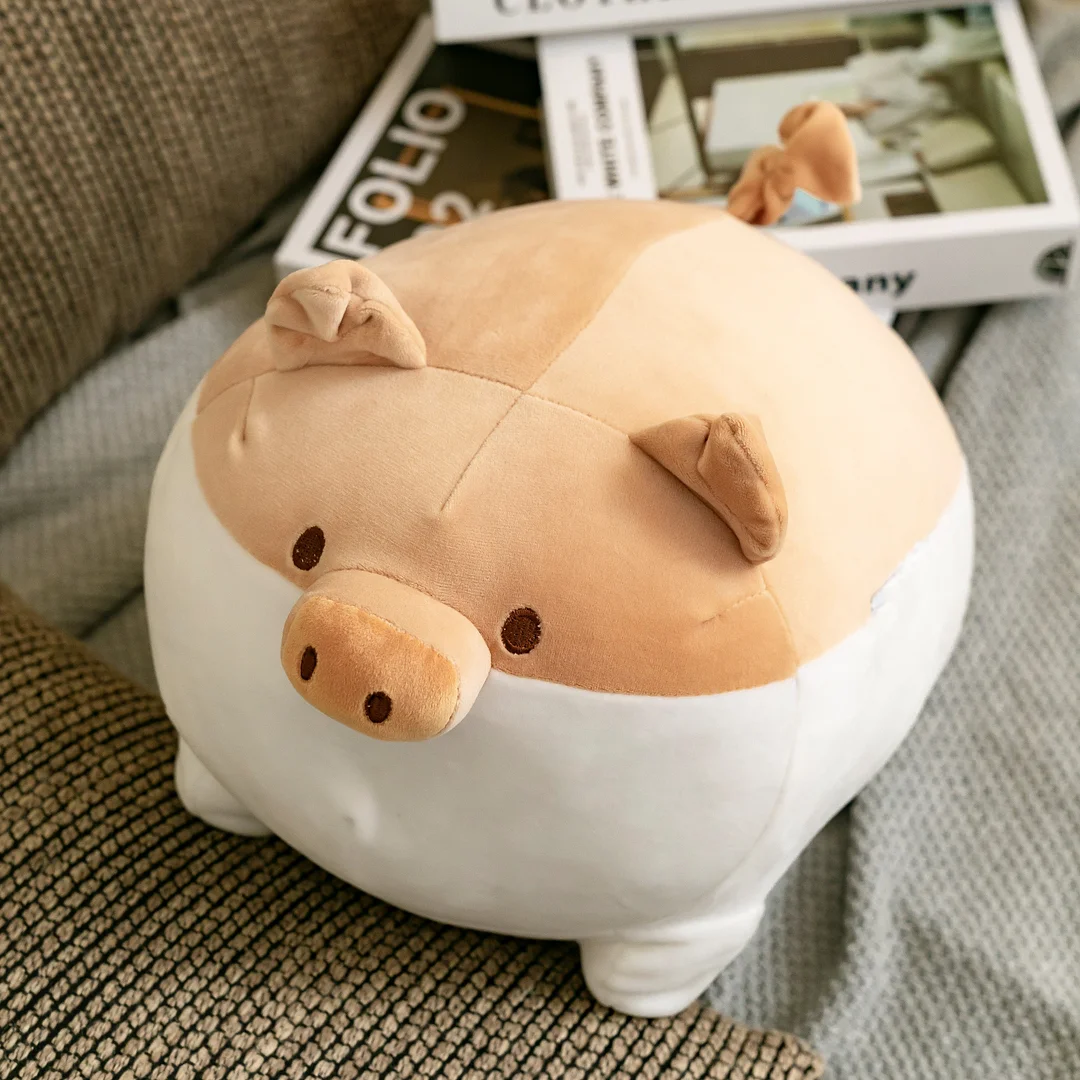 Mewaii® Cuteee Family Kawaii Piggy Plush Pillow Puffy Piggy Plush Toy