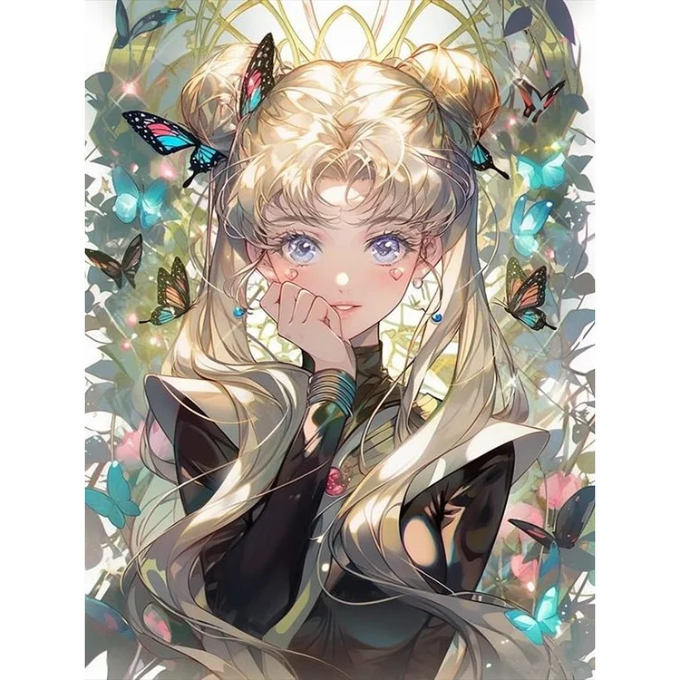 Sailor Moon 30*40CM (Canvas) Full Round Drill Diamond Painting gbfke