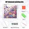 Fleur-Peinture diamant en forme spéciale-30*30cm