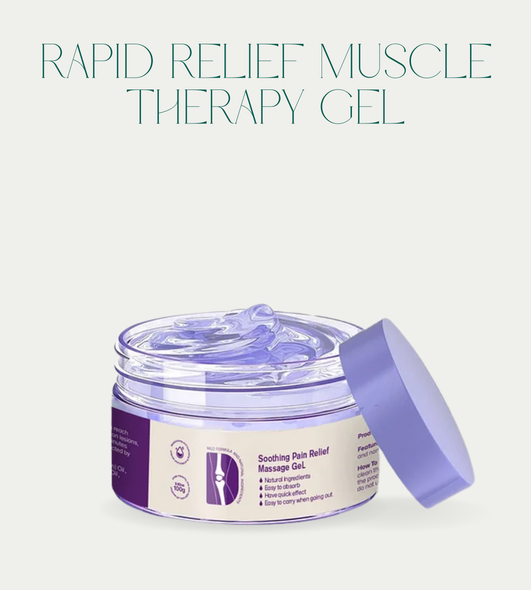 Rapid Relief Muscle Therapy Gel