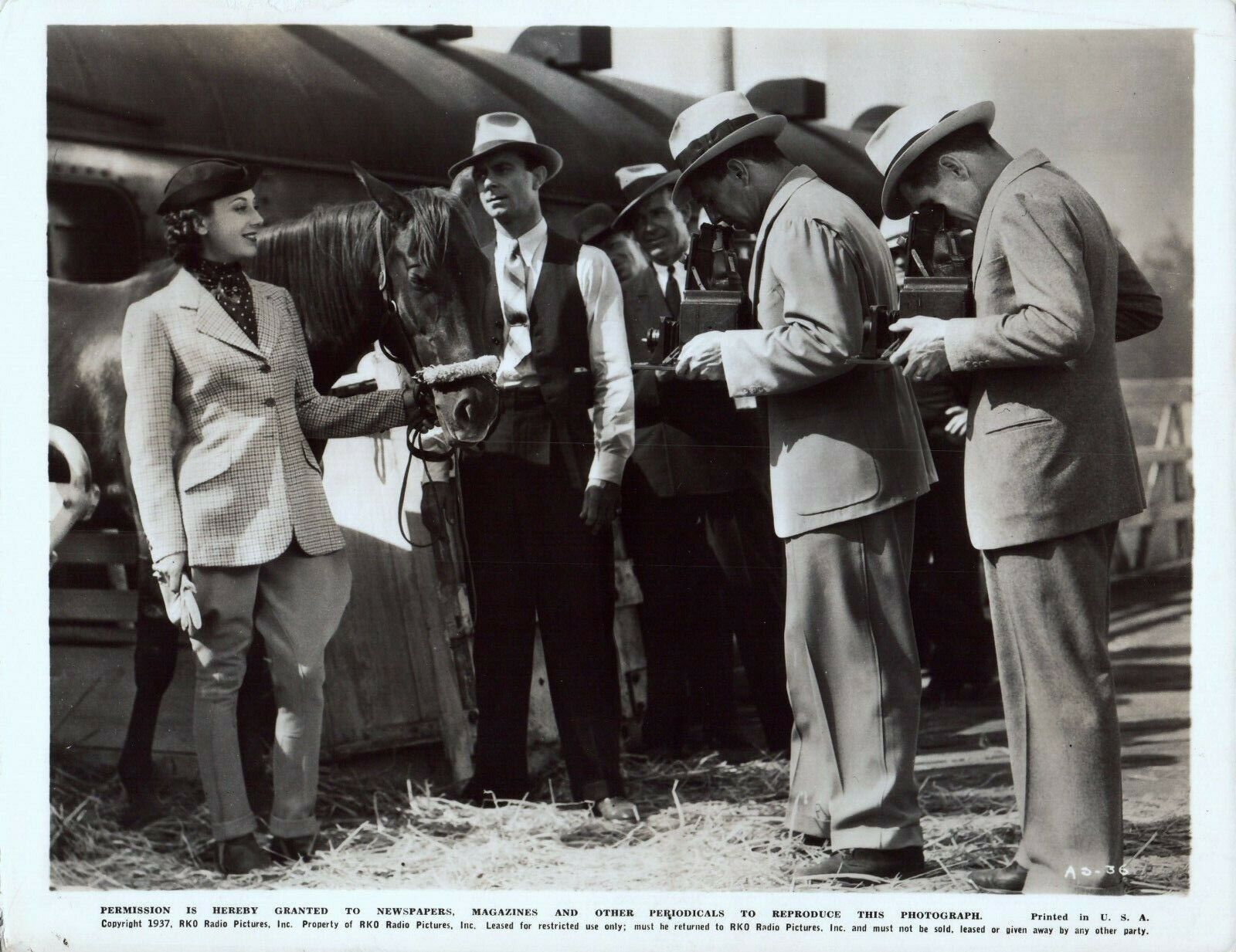 ANN DVORAK Actress 1937 Movie Vintage Promo 8x10 Photo Poster painting RACING LADY