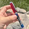 TWSBI piston inking pen 580mini-RBT red blue transparent demonstration pen