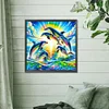 Diamond Painting-DIY Full Round Drill Dolphin