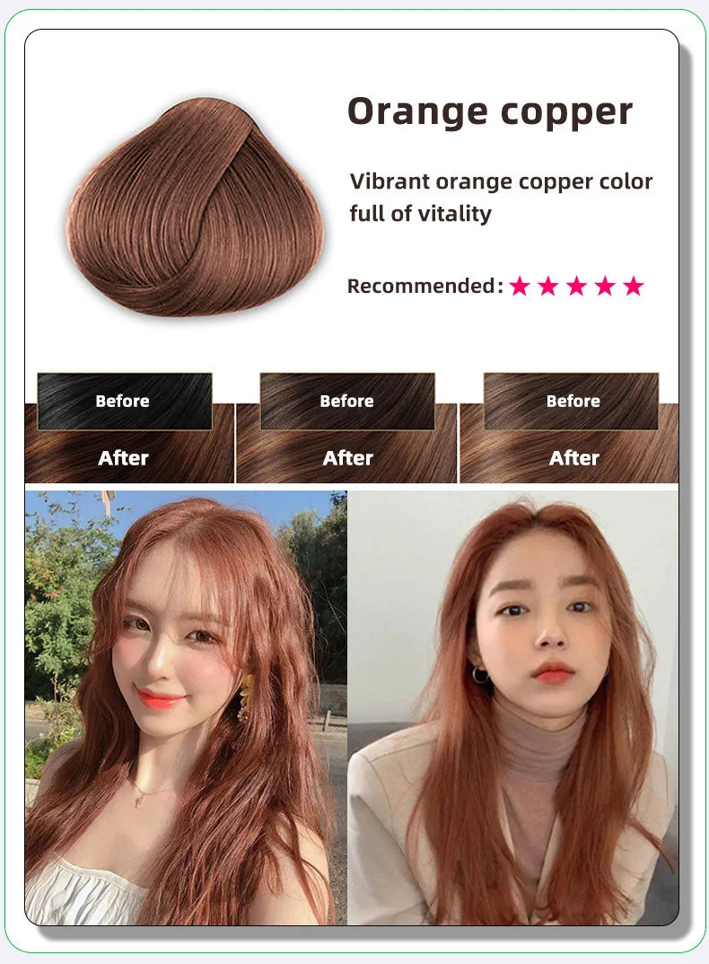 Plant healthy hair dye to transform hair color, dye your hair at home with 200ml/piece, and give away hair dyeing tools