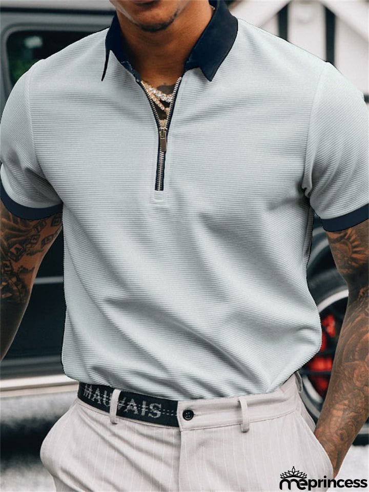 Unconventional High-class Nice Solid Men's Polo Shirts