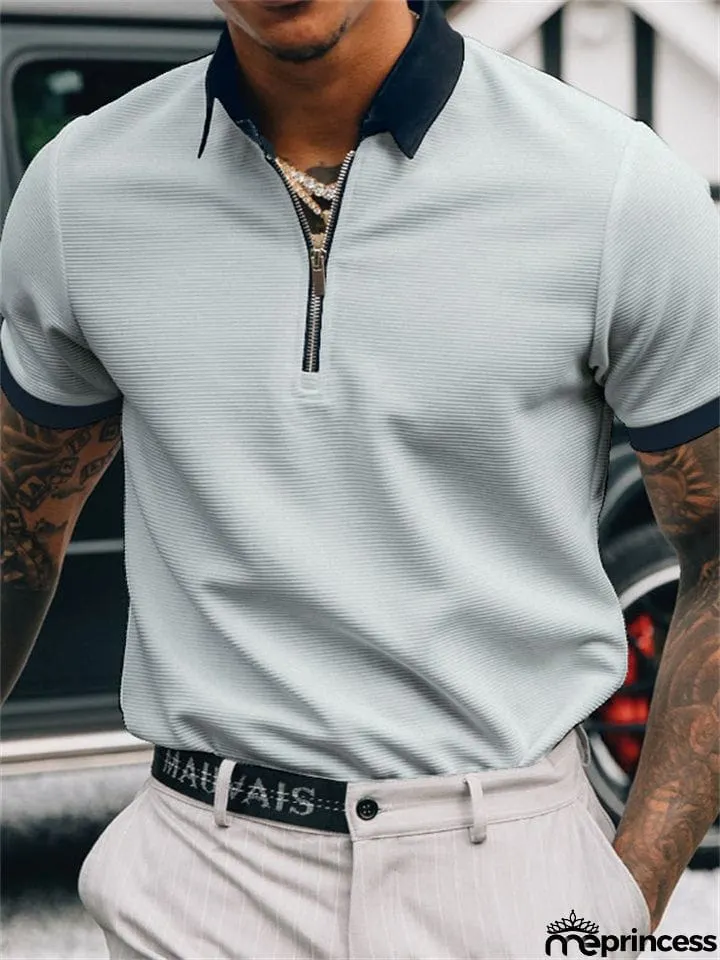 Unconventional High-class Nice Solid Men's Polo Shirts