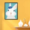 Rabbit - 9CT Full Beaded Cross Stitch Kit(20x28cm)