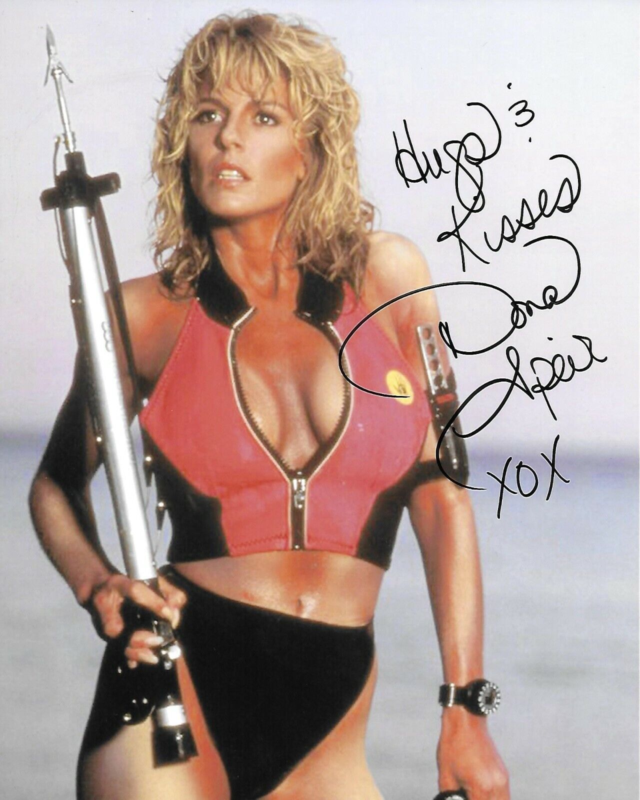 Dona Speir Picasso Trigger Original 8X10 Signed 8X10 Photo Poster painting At Hollywoodshow #2