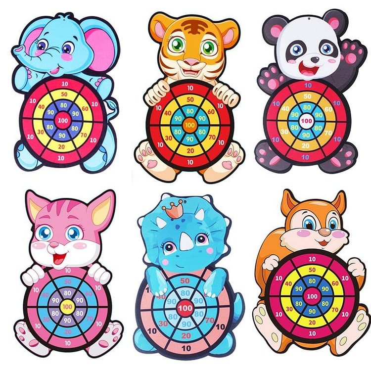Happy Animal Dartboard Game-Mayoulove