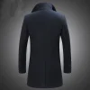 Men's Stand Collar Woolen Coat