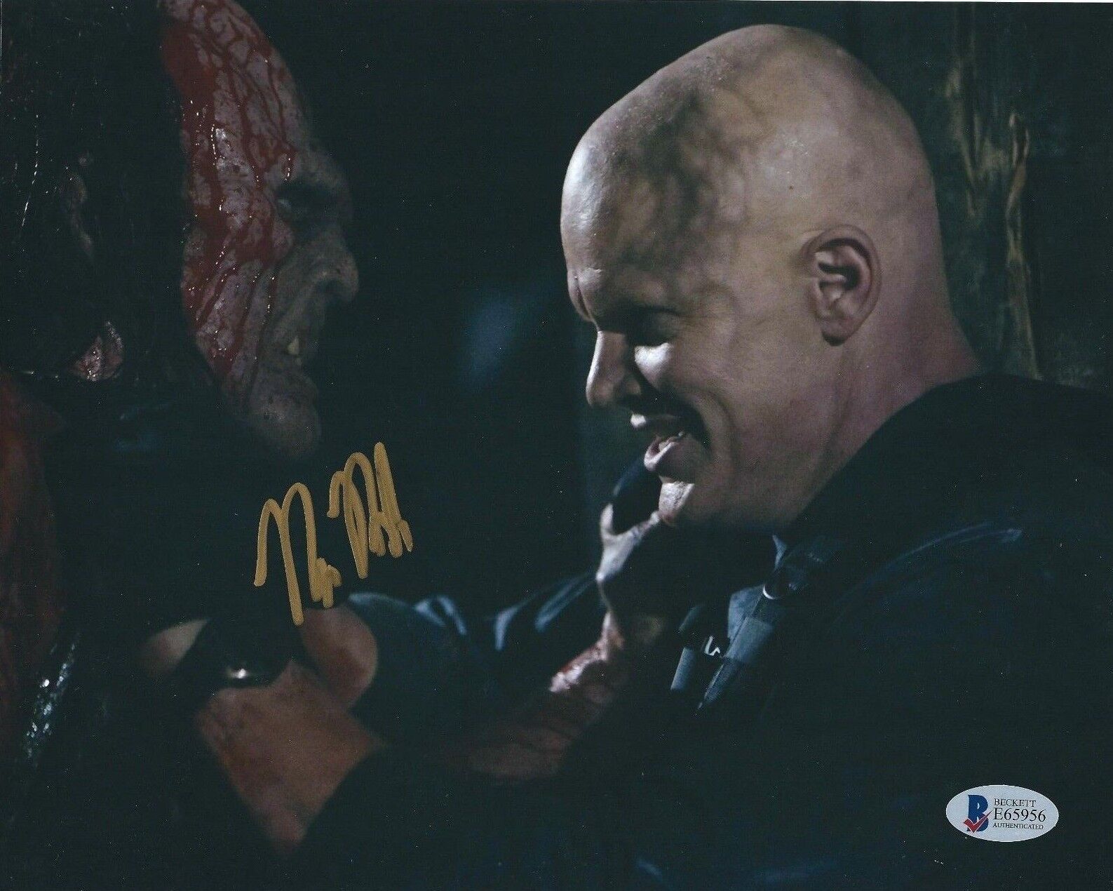 Kane Hodder Signed 'Hatchet III' 8x10 Photo Poster painting *Victor Crowley Beckett BAS E65956