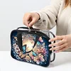 DIY Butterfly Diamond Painting Bling Rhinestone Makeup Bag Large Storage Bag