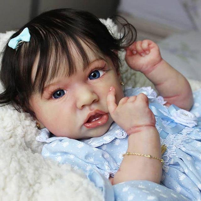 Real Looking 20'' Realistic Reborn Baby Girl 2023, Real Touch Cute Silicone Babies Florence -Creativegiftss® - [product_tag] Creativegiftss.com