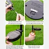 4Pcs Outdoor Solar Garden Lights Waterproof Led Violet Flower Shape Stake Light Reusable Violet Gardening Stake Lighting for Courtyard Landscape Lawn Light