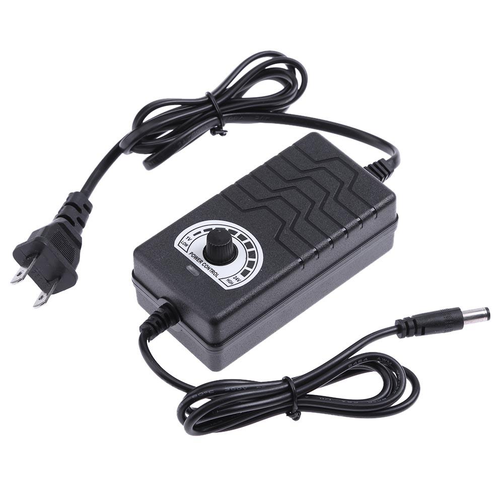 

AC to DC Adapter 3-24V 2A Adjustable Power Supply Motor Speed Controller US, 501 Original