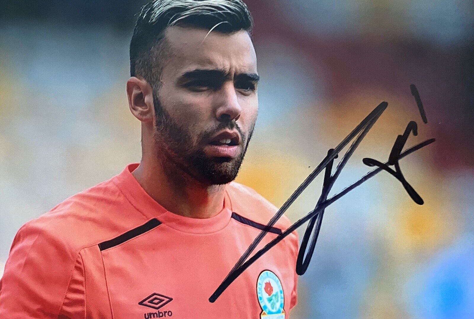 David Raya Genuine Hand Signed 6X4 Photo Poster painting - Blackburn Rovers 2