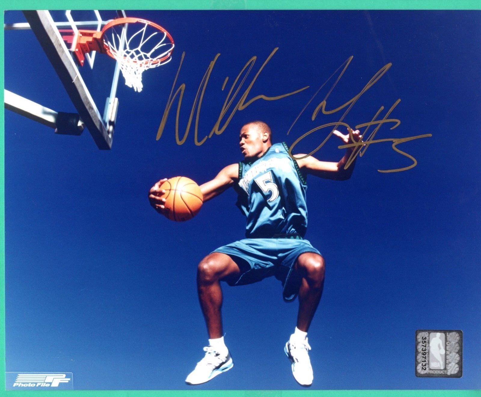 William Avery NBA Minnesota Timberwolves Hand Signed Autograph 8x10 Photo Poster painting Hologr
