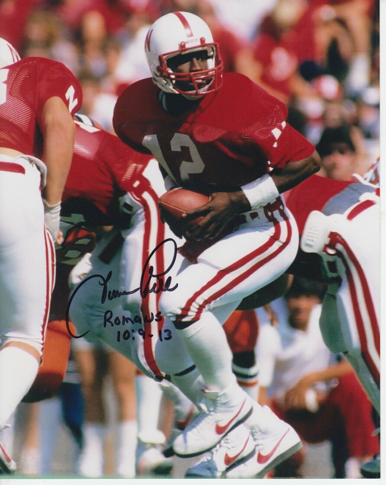 Turner Gill #6 8x10 Signed Photo Poster painting w/ COA Nebraska Cornhuskers -