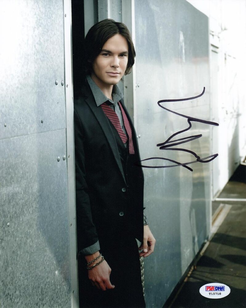 Tyler Blackburn SIGNED 8x10 Photo Poster painting Pretty Little Liars PSA/DNA AUTOGRAPHED