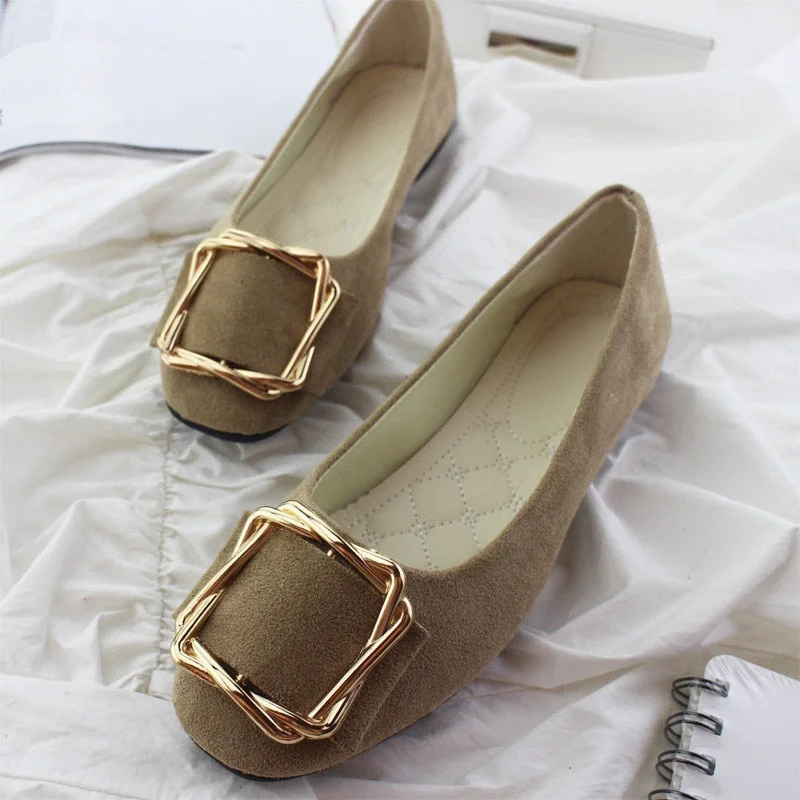 Comemore 2022 Women Flats Luxury Elegant Pumps Woman Loafers Summer Moccasins Ballerinas Flat Casual Shoes Ladies Plus Size 43