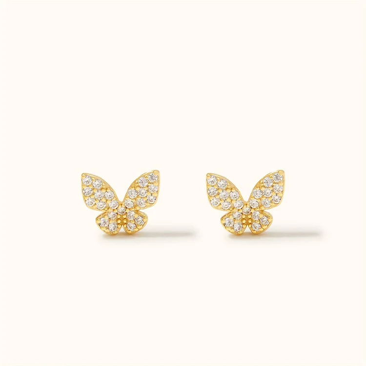 Mini Butterfly Studs Earrings