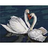 White Swan-14CT Stamped Cross Stitch 52*40cm/20.47*15.75in