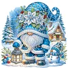 (US Local)6pack Xmas Gnome-Crystal Rhinestone Diamond Painting(30x30cm)