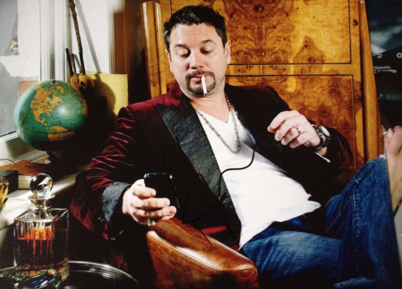 HUEY MORGAN - FUN LOVIN CRIMINALS - EXCELLENT SIGNED COLOUR Photo Poster paintingGRAPH