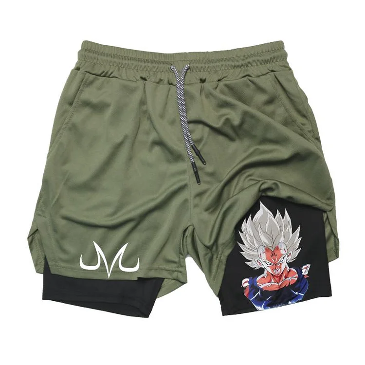 Men's D.B. Anime Sports Double Layer Shorts