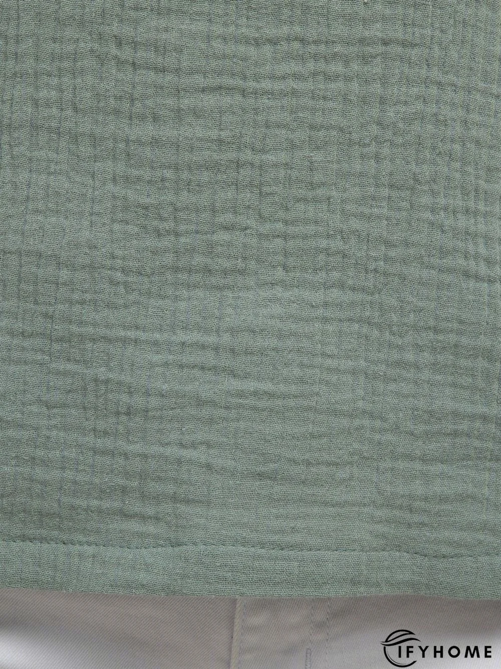 Plain Linen Short Sleeve Casual Blouses | IFYHOME