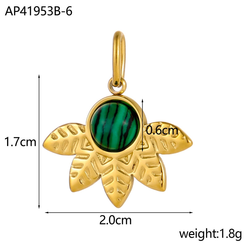 1 Piece 20 * 10mm 304 Stainless Steel Oval Pendant Jewelry Accessories