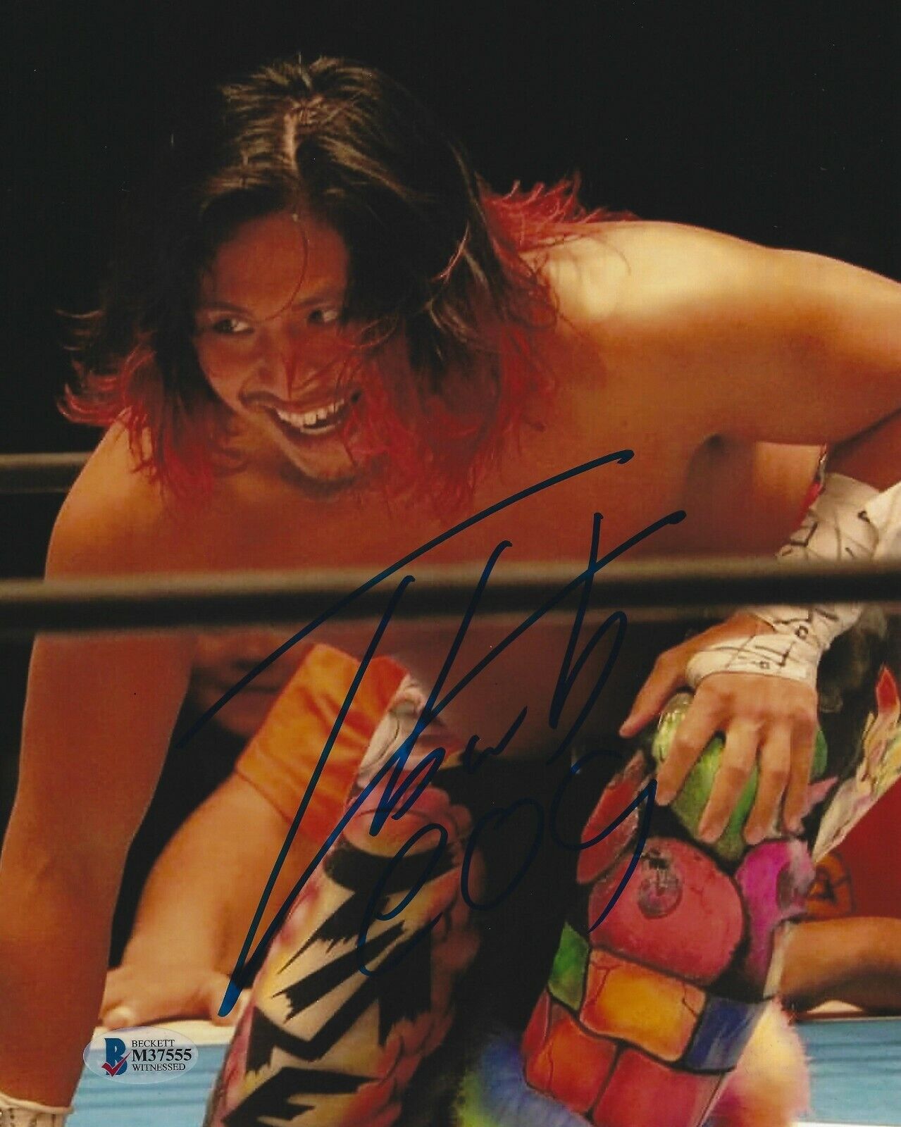 Hiromu Takahashi Signed 8x10 Photo Poster painting BAS COA New Japan Pro Wrestling Picture LIJ C