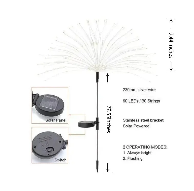 Archictisete Solar Powered Firefly Light
