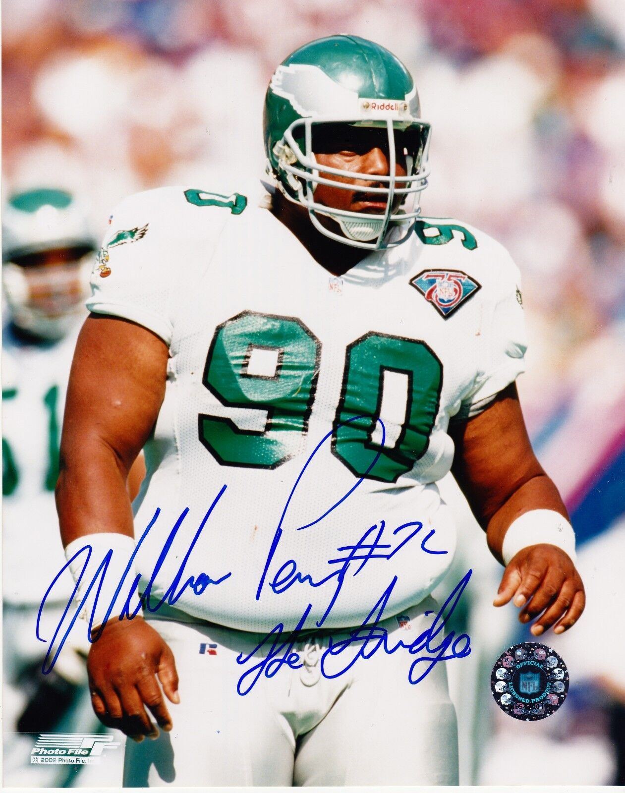 WILLIAM PERRY PHILADELPHIA EAGLES THE FRIDGE