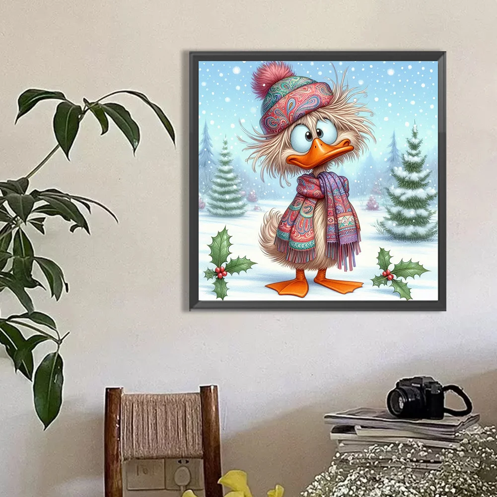 Diamond Painting - Full Round Drill - Duck(Canvas|40*40cm)