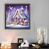 Winter Houses - Crystal Rhinestone Diamond Painting