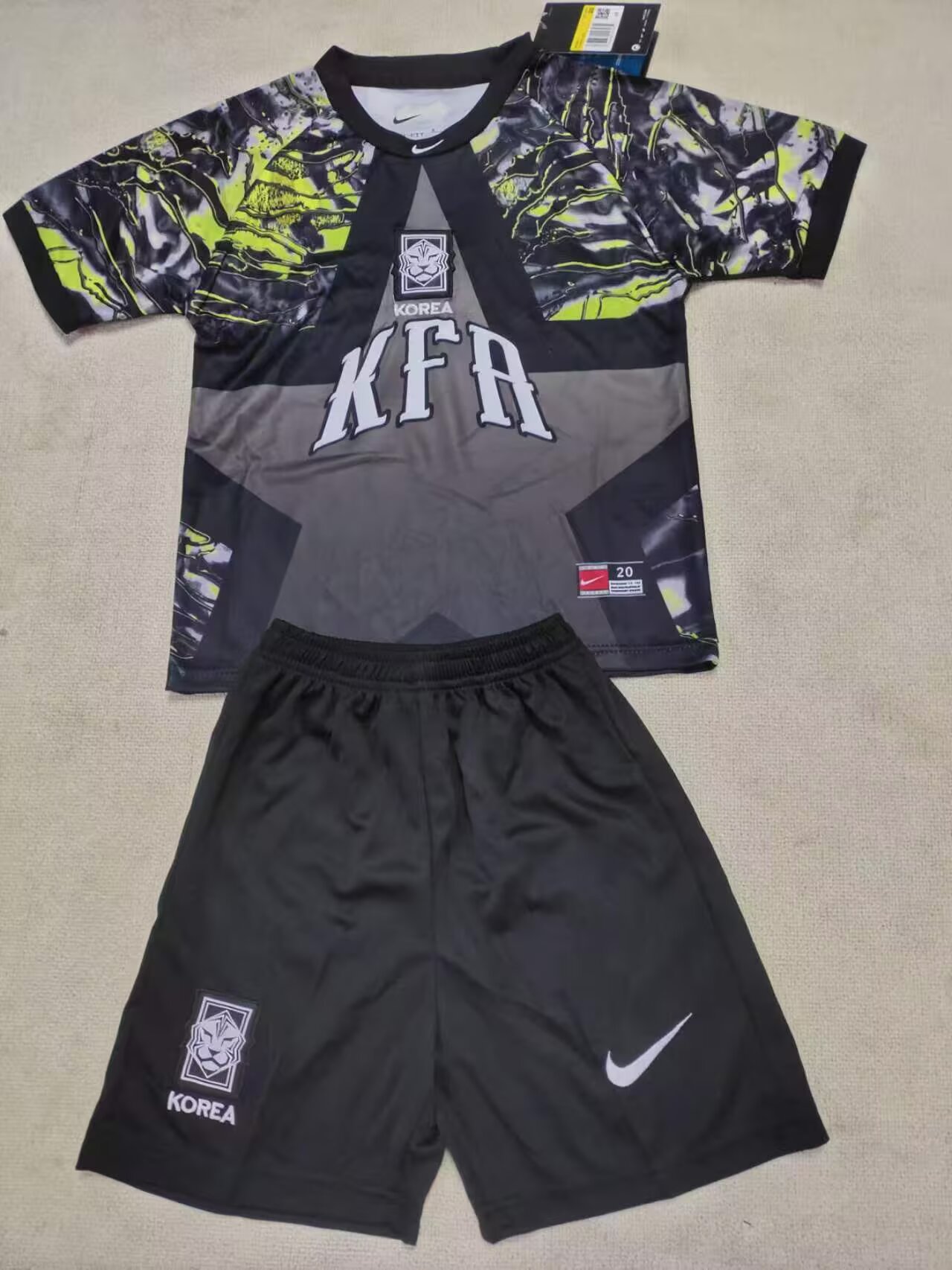 2026 Kids Size Korea Goalkeeper football jersey 