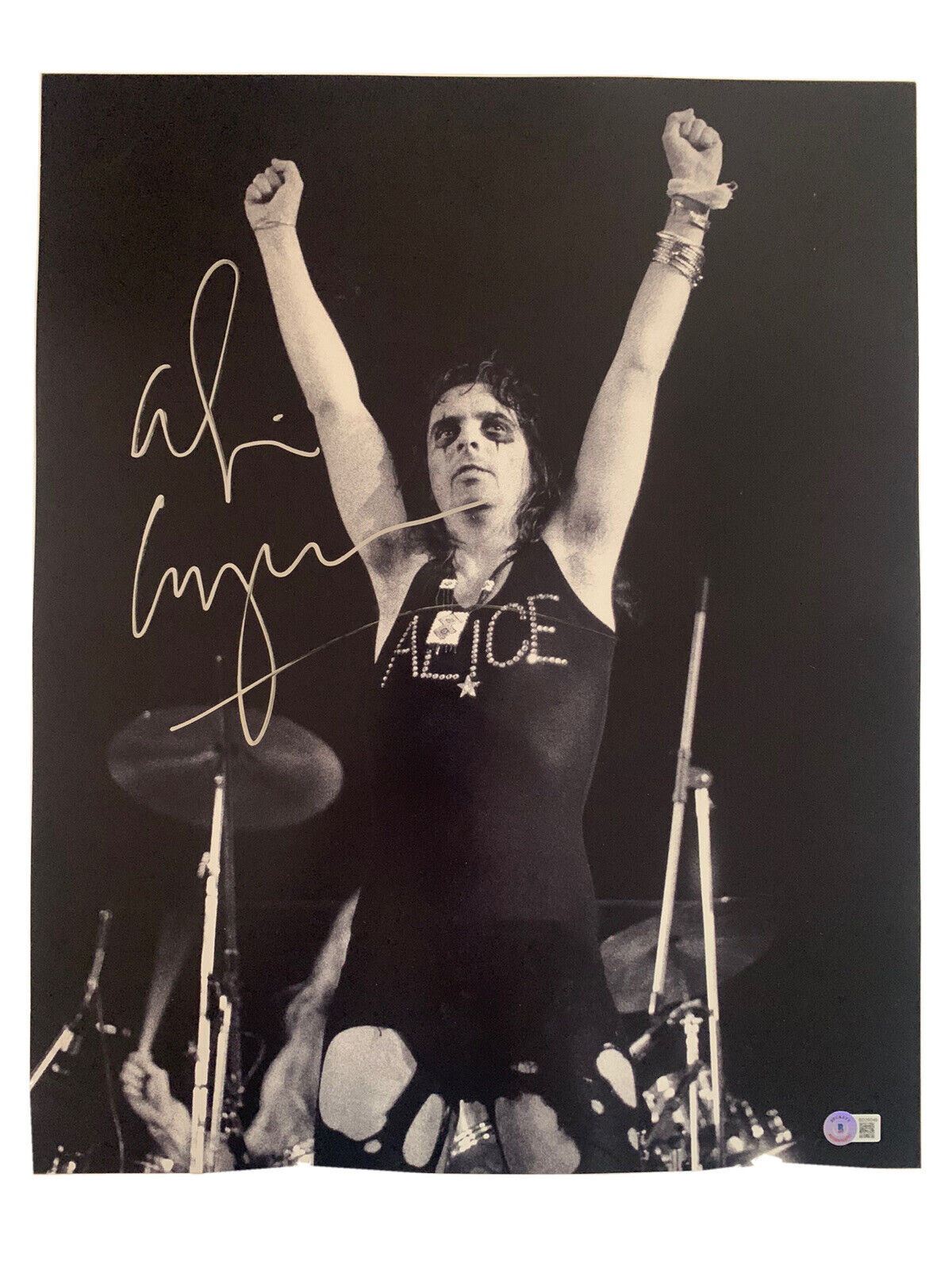 Alice Cooper Signed Autographed 16x20 HUGE Photo Poster painting #24 Nightmare BAS Certified G2