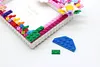 Sunny Day DIY Building Block Photo Frame Kit,Creative Handmade Assembled Photo Frame Handmade Craft Gift Home Tabletop Display Decor