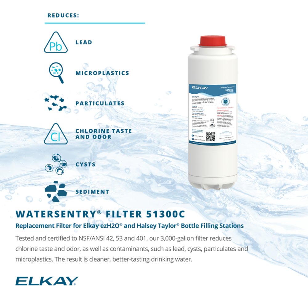 Elkay 51600C WaterSentry Plus High Capacity Replacement Filter