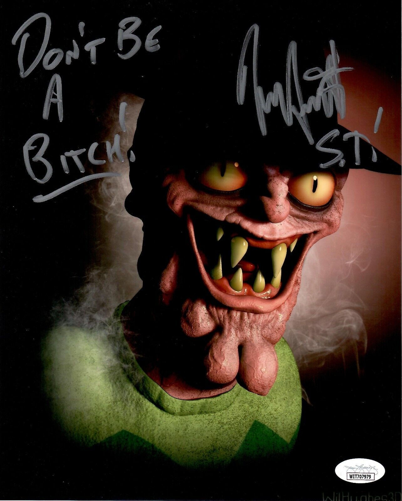 Jess Harnell autographed inscribed 8x10 Photo Poster painting Scary Terry JSA Rick and Morty